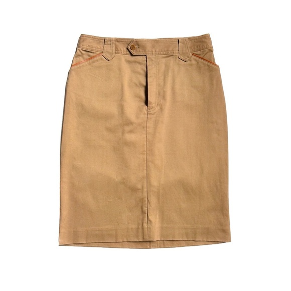 Ralph Lauren “Lauren Jeans Co.” vintage 90’s y2k khaki pencil skirt ❤️ - Picture 3 of 7